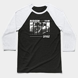 NISSAN 370Z Black 'N White 3 (Black Version) Baseball T-Shirt